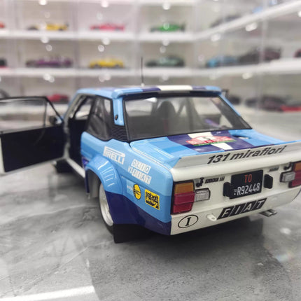 Kyosho Fiat 131 No. 5 Rally Livery 1:18 Diecast Model Car - scale replica for enthusiasts