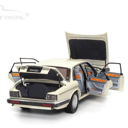 Almost Real Jaguar Daimler XJ6 (XJ40) White 1:18 Diecast Model Car - detailed model car replica
