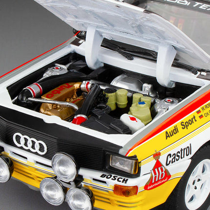 Sun Star Audi Quattro A2 WRC 1984 #1 Yellow 1:18 Diecast Model Car - scale model collectible piece