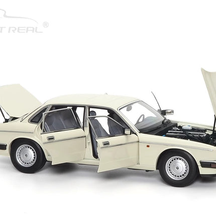 Almost Real Jaguar Daimler XJ6 (XJ40) White 1:18 Diecast Model Car - showroom-quality model replica