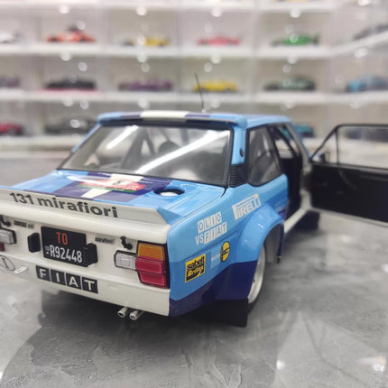 Kyosho Fiat 131 No. 5 Rally Livery 1:18 Diecast Model Car - premium scale model collectible
