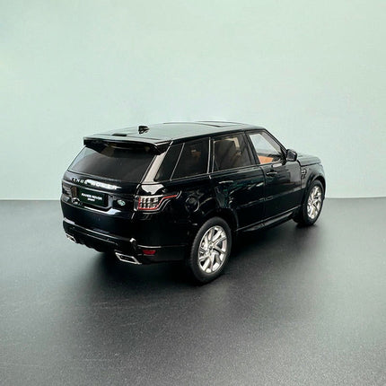 Whelart Land Rover Range Rover Sport Black 1:18 Diecast Model Car - fine detailed model replica