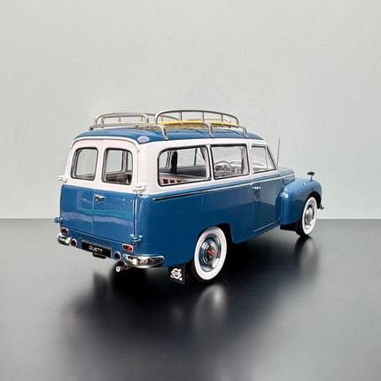Original Volvo 1939 PV445 Duett Blue 1:18 Diecast Model Car - collectible scale model car