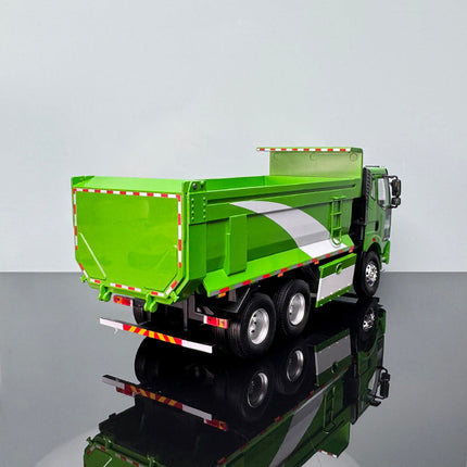 Jiefang J6 Muck Truck Green 1:24 Diecast Model Truck - fine detailed model replica