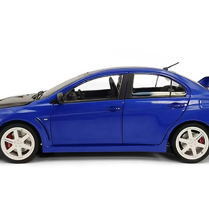 VIAT MODEL Mitsubishi Lancer Evolution X TE37 Carbon Cover 1:18 Diecast Model Car - premium collector scale model