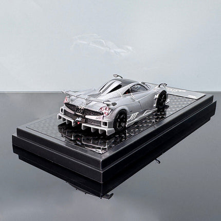 LCD Model Pagani Imola Silver 1:64 Diecast Model Car - fine detailed model replica