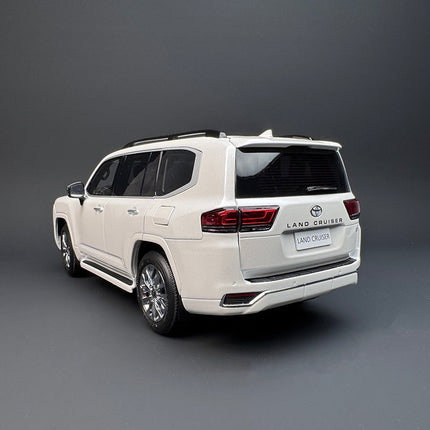 LCD Model Toyota Land Cruiser LC300 ZX Black 1:18 Diecast Model Car - fine detailed model replica