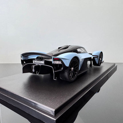 GT Spirit Aston Martin Valkyrie GT915 Silver 1:18 Resin Model Car - premium collector scale model