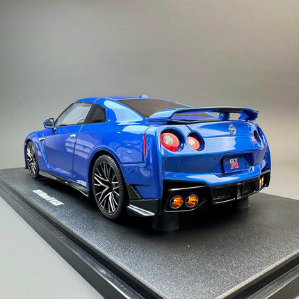 GT Spirit Nissan GT-R R35 Blue GT521 1:18 Resin Model Car - premium collector scale model
