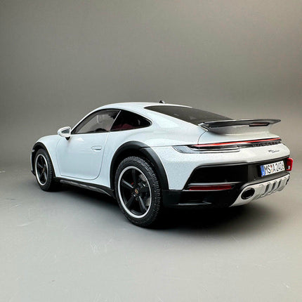 Norev Porsche 911 Dakar 2023 Ice Grey Metallic 1:18 Diecast Model Car - fine detailed model replica