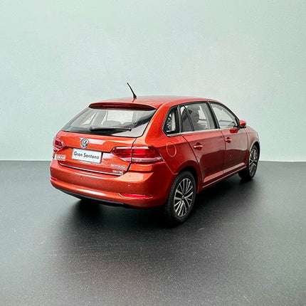 YX Car Model SAIC Volkswagen Gran Santana Orange 1:18 Diecast Model Car - scale model for display