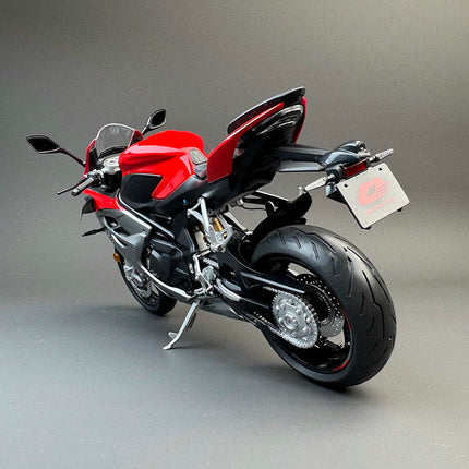 Qianjiang SRK 921RR Red Motorcycle 1:9 Diecast Model Motorcycle - premium collector scale model