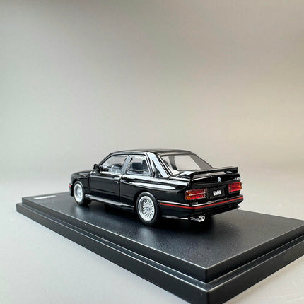 Almost Real BMW M3 (E30) Black 1:64 Diecast Model Car - collectible scale model car