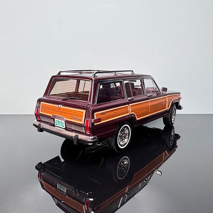 DD Model Jeep Wagoneer 1963 Metallic Red 1:18 Diecast Model Car - premium collector scale model