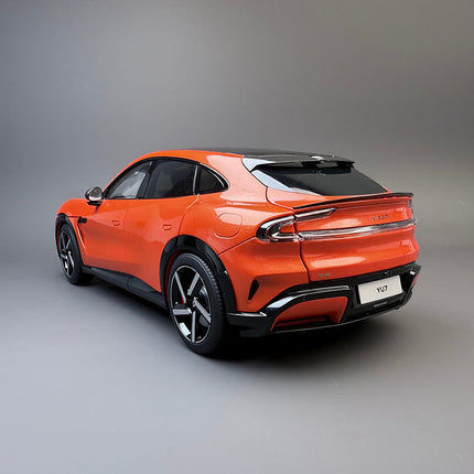 Xiaomi YU7 Orange 1:18 Diecast Model Car - premium collector scale model