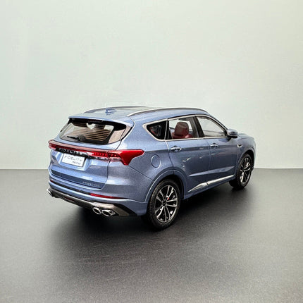 Chery YX Jetour X70 PLUS SUV Blue 1:18 Diecast Model Car - fine detailed model replica