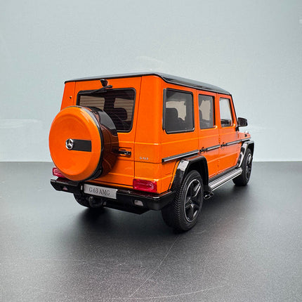 Almost Real Mercedes-Benz G63 2017 Orange 1:18 Diecast Model Car - collectible scale model car