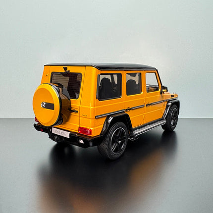 Almost Real Mercedes-Benz G63 AMG 2017 Yellow 1:18 Diecast Model Car - fine detailed model replica