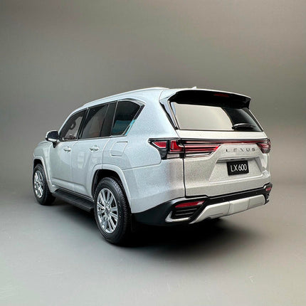 LCD Model Lexus LX600 1:18 Diecast Model Car - scale model for display