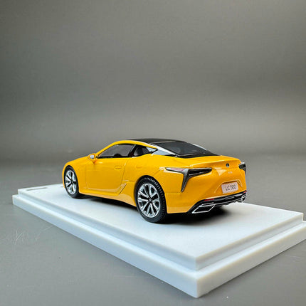 Almost Real Lexus LC500 2018 Yellow 1:64 Diecast Model Car - collectible scale model car