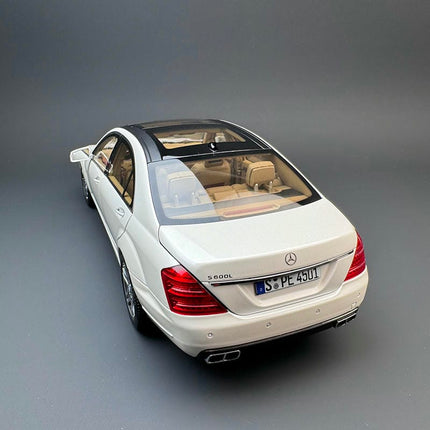 MH Mercedes-Benz S600L W221 1:18 Diecast Model Car - collectible scale model car