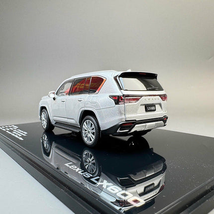 LCD Model Lexus LX600 Silver 1:43 Diecast Model Car - premium collector scale model