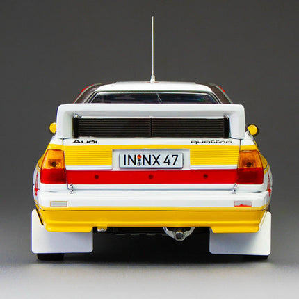 Sun Star Audi Quattro A2 WRC 1984 #1 Yellow 1:18 Diecast Model Car - premium collector scale model