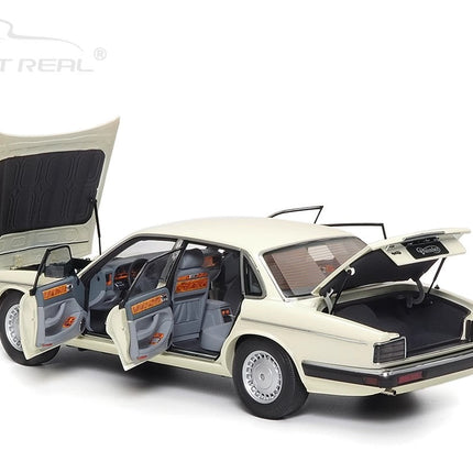 Almost Real Jaguar Daimler XJ6 (XJ40) White 1:18 Diecast Model Car - scale model collectible piece