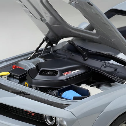 AutoArt Dodge Challenger R/T wide body Grey 1:18 Diecast Model Car - collector display piece