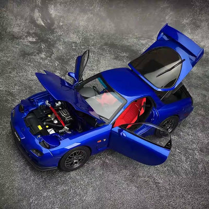 Polar Master Mazda RX-7 Spirit R Red 1:18 Diecast Model Car - collector display piece