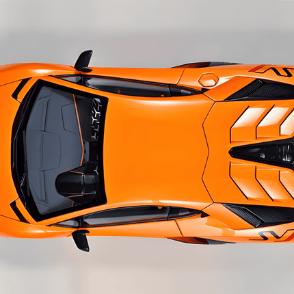 AutoArt Lamborghini Aventador SVJ Orange 1:18 Diecast Model Car - scale model collectible piece