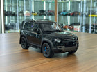 Almost Real Land Rover Defender 90 2020 1:18 Diecast Model Car Santorini Black - detailed collector display model