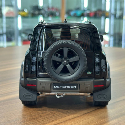 Almost Real Land Rover Defender 90 2020 1:18 Diecast Model Car Santorini Black - premium collector scale model