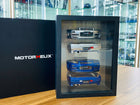 Motor Helix 1/18 Skyline R34 Bumper Photo Frame Display Z-tune Silver - detailed collector display model