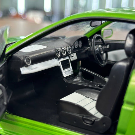 Solido Nissan Silvia S15 Spec-R Aero 1999 1:18 Diecast Model Car Green - detailed die-cast style model
