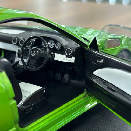Solido Nissan Silvia S15 Spec-R Aero 1999 1:18 Diecast Model Car Green - collector edition scale model