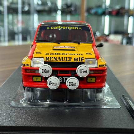 Solido 1:18 Renault 5 Turbo 1980 Tour de Corse #4 Diecast Model - studio product photo of the scale model