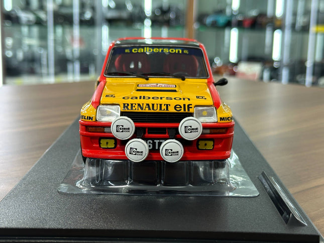 Solido 1:18 Renault 5 Turbo 1980 Tour de Corse #4 Diecast Model - studio product photo of the scale model