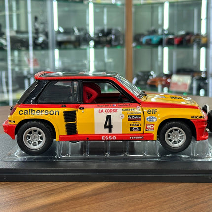 Solido 1:18 Renault 5 Turbo 1980 Tour de Corse #4 Diecast Model - collectible scale model car