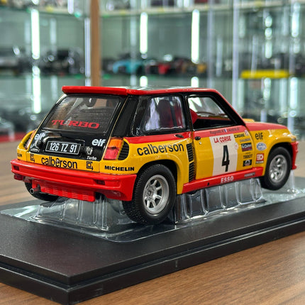 Solido 1:18 Renault 5 Turbo 1980 Tour de Corse #4 Diecast Model - fine detailed model replica