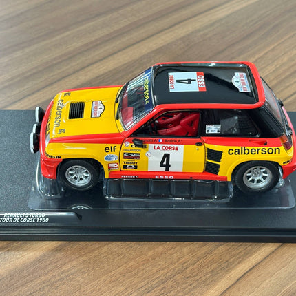 Solido 1:18 Renault 5 Turbo 1980 Tour de Corse #4 Diecast Model - detailed die-cast style model
