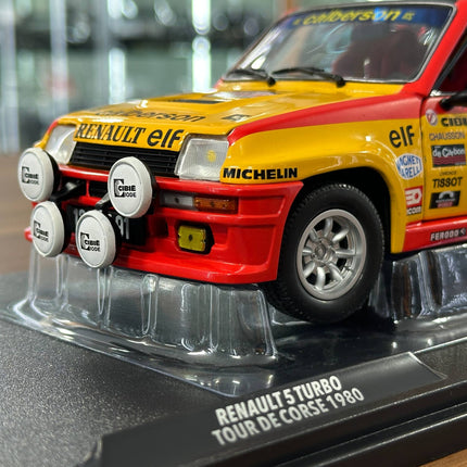 Solido 1:18 Renault 5 Turbo 1980 Tour de Corse #4 Diecast Model - scale model for display