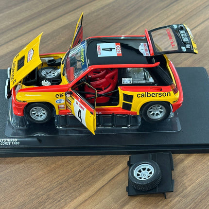Solido 1:18 Renault 5 Turbo 1980 Tour de Corse #4 Diecast Model - collector edition scale model