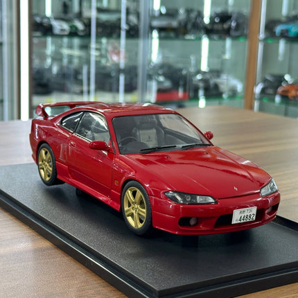 Solido 1:18 Diecast Nissan Silvia S15 Spec-R Aero 1999 Red - detailed collector display model