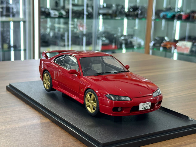 Solido 1:18 Diecast Nissan Silvia S15 Spec-R Aero 1999 Red - detailed collector display model