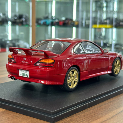 Solido 1:18 Diecast Nissan Silvia S15 Spec-R Aero 1999 Red - fine detailed model replica