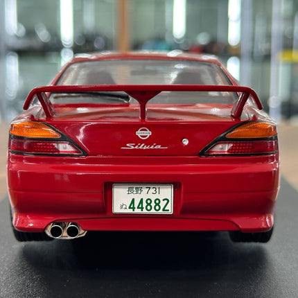 Solido 1:18 Diecast Nissan Silvia S15 Spec-R Aero 1999 Red - premium collector scale model