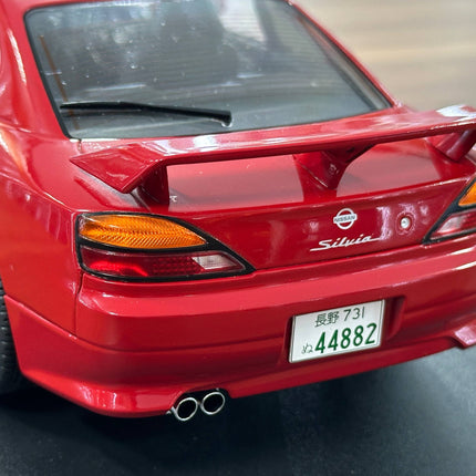 Solido 1:18 Diecast Nissan Silvia S15 Spec-R Aero 1999 Red - scale model for display
