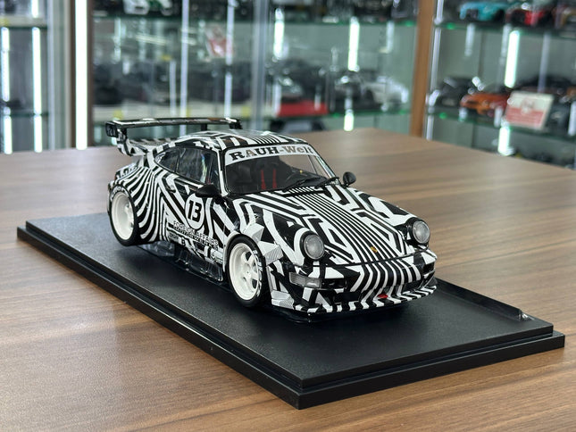 Solido Porsche 911 (964) RWB The Zebra 1:18 Diecast Model - detailed collector display model