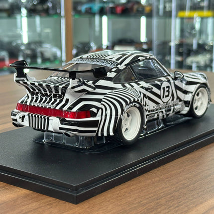 Solido Porsche 911 (964) RWB The Zebra 1:18 Diecast Model - fine detailed model replica